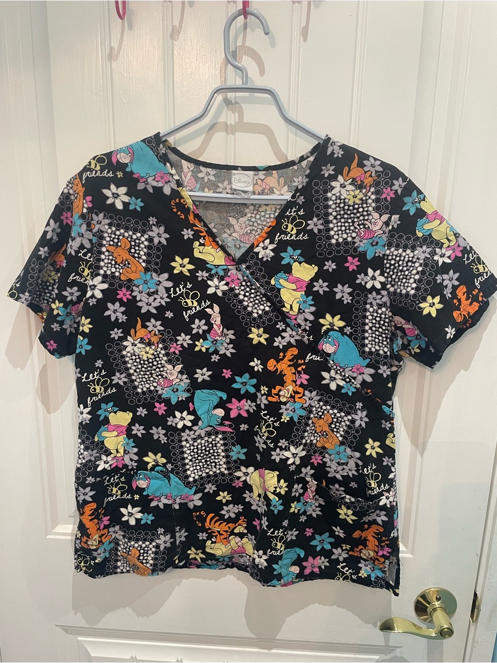 Disney Pooh Scrub Top